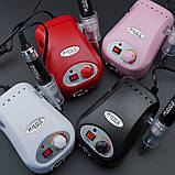 Професійний фрезер Мокс X102 на 65 Вт. - 45000 об./хв. для манікюру та педикюру Білий, фото 8