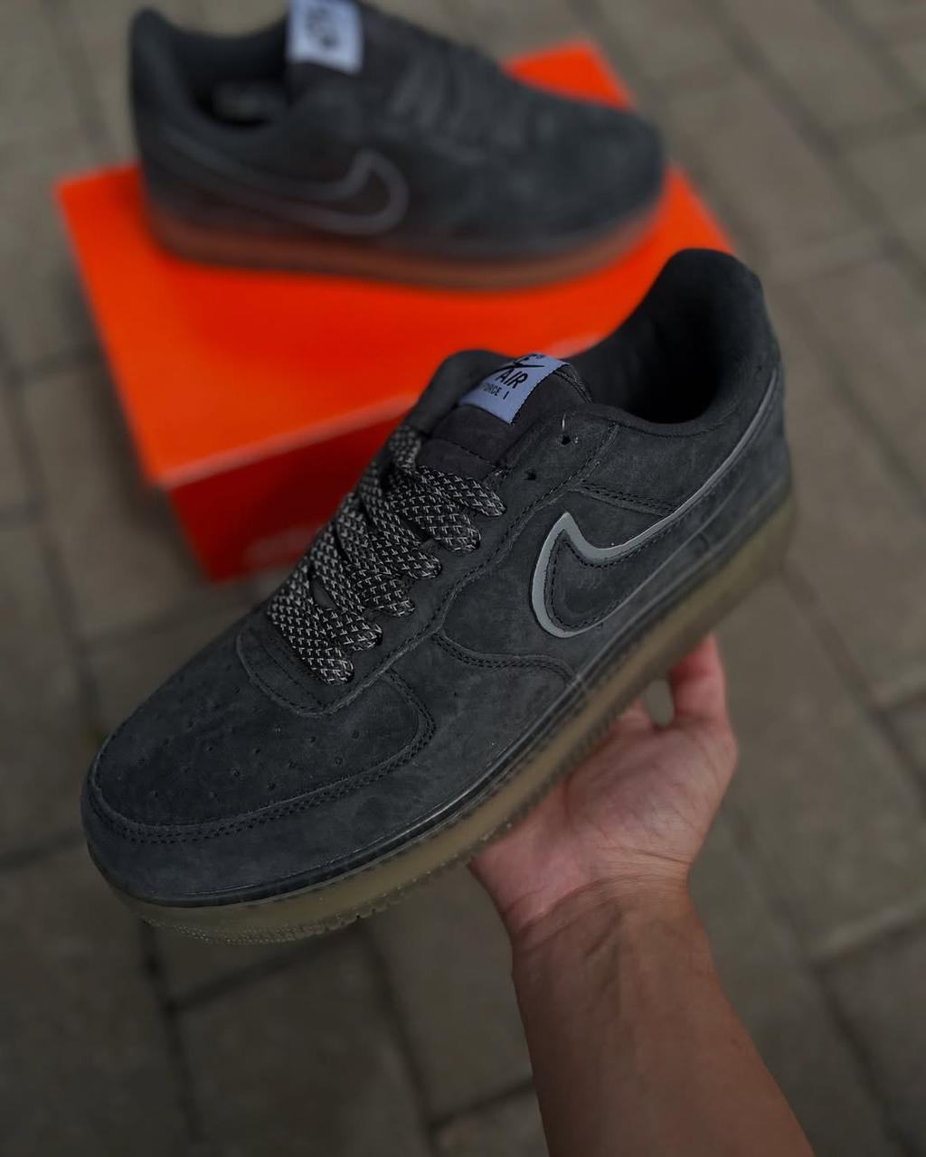 Чоловічі кросівки Nike air force 1 '07 lv8 grey, фото 1