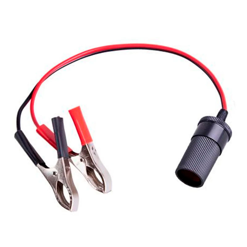 Розетка прикурювача з крокодилами 12-24 В, фото 1