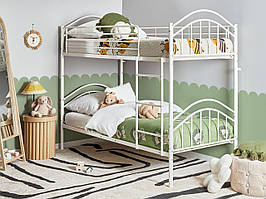 Двоярусне ліжко CHARTRES 90 x 200 см, біле