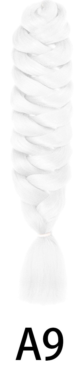 Канекалон 1 метр А9 однотонний Jumbo Braid білий 165гр, фото 1