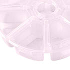 Органайзер контейнер для дрібниць Supretto круглий пластиковий на 8 осередків, фото 8