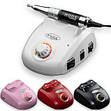 Професійний фрезер Мокс X105 на 65 Вт. - 45000 об./хв. для манікюру та педикюру Білий, фото 7