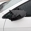 Накладки на дзеркала VW (Фольцваген) Golf MK7, MK7.5, E-GOLF, Touran 2 (5T) Чорний Глянец (стиль GTI), фото 10