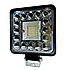 Фара світлодіодна освітлення заднього ходу 41 LED 123 W, додаткова фара LED 12/24В (106х106х25мм), фото 2