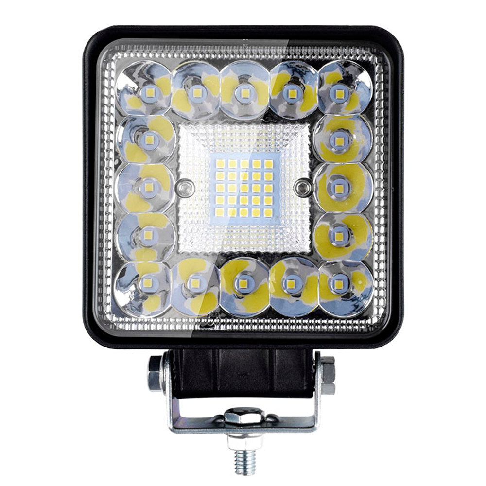 Фара світлодіодна освітлення заднього ходу 41 LED 123 W, додаткова фара LED 12/24В (106х106х25мм), фото 1