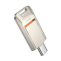 Флешка USB 3.0 Type-C 64GB HOCO UD17 Перламутровий нікель