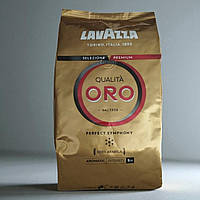 Кава в зернах Lavazza Qualita Oro 1кг зернова кава Лавацца Арабіка 100%