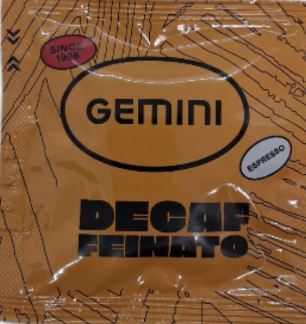 Кава в чалдах Gemini Decaffeinato 100 шт, фото 1