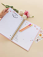 Альбом першого року життя малюка Baby Book The First Year (українська мова), синій, фото 5