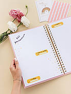 Альбом першого року життя малюка Baby Book The First Year (українська мова), бежевий, фото 5