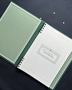 Дитячий фотоальбом "Історія твого дитинства" (українська мова), смарагдовий, фото 3