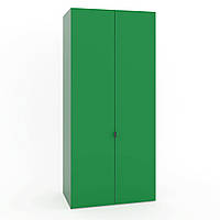 Зелена шафа у вітальню, шафа в коридо HomeSpace НOS-120