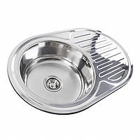 Кухонна мийка з нержавіючої сталі Valeso 7750 ПОЛІРОВКА (0,8/180 мм)