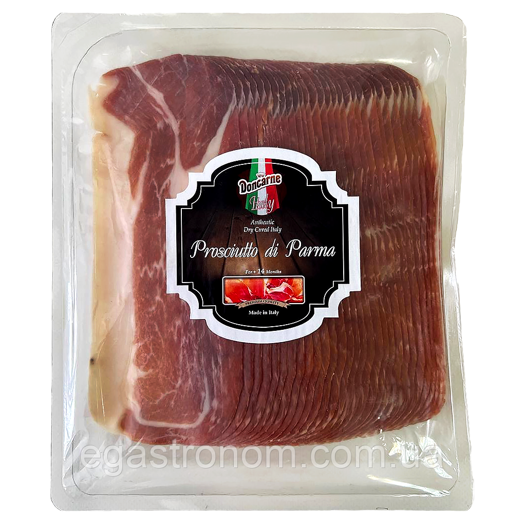 Прошутто нарізка Донкарне Doncarne prosciutto di parma 500g 6шт/ящ (Код: 00-00017948), фото 1