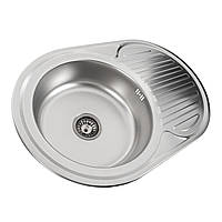 Кухонна мийка з нержавіючої сталі Valeso ДЕКОР 7750 (0,6/170 мм)