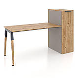 Комп'ютерний стіл з тумбою карго Co_d 35-40 Оливка, фото 3