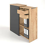 Комп'ютерний стіл з тумбою карго Co_d 35-40 Оливка, фото 8