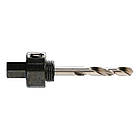 Хвостовик для коронки Ø14-30мм шестигранний 9,5мм з центруючим свердлом Ø6,3мм [SD65X651HEX0100000] Bi-metal Wilpu