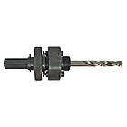 Хвостовик для коронки Ø14-210мм швидкозатискний з центруючим свердлом Ø6,3мм Quick-lock [SD65X6520QLHEX0000] Bi-metal Wilpu