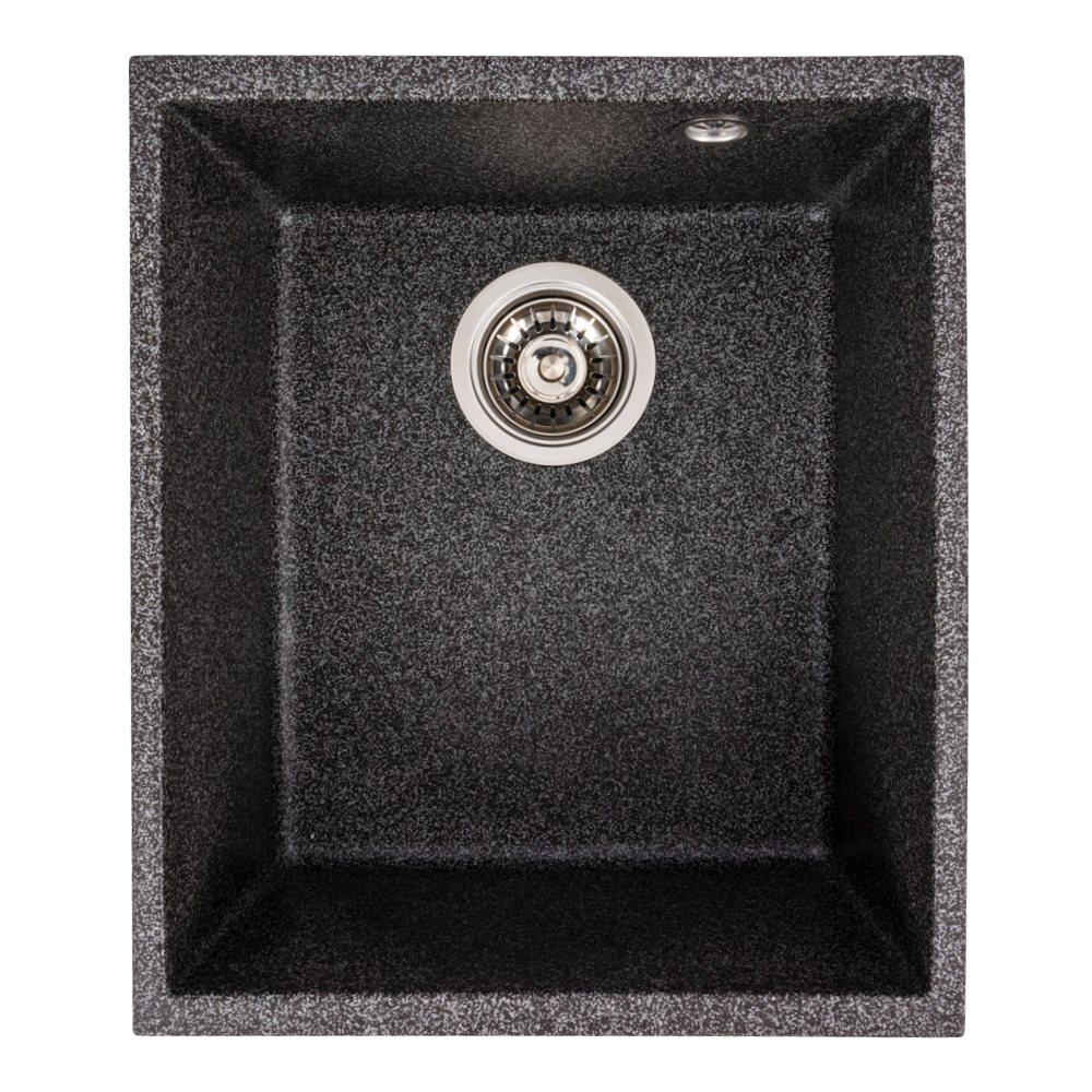 Гранітна мийка для кухні VALESO ROXY 3744 матова Графіт
