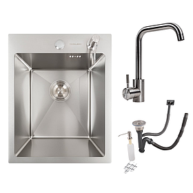 Комплекти (мийка + сифон + змішувач)