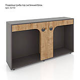 Офісний стіл на 4 особи з перегородкою для open space Co_d 35-5g, фото 4