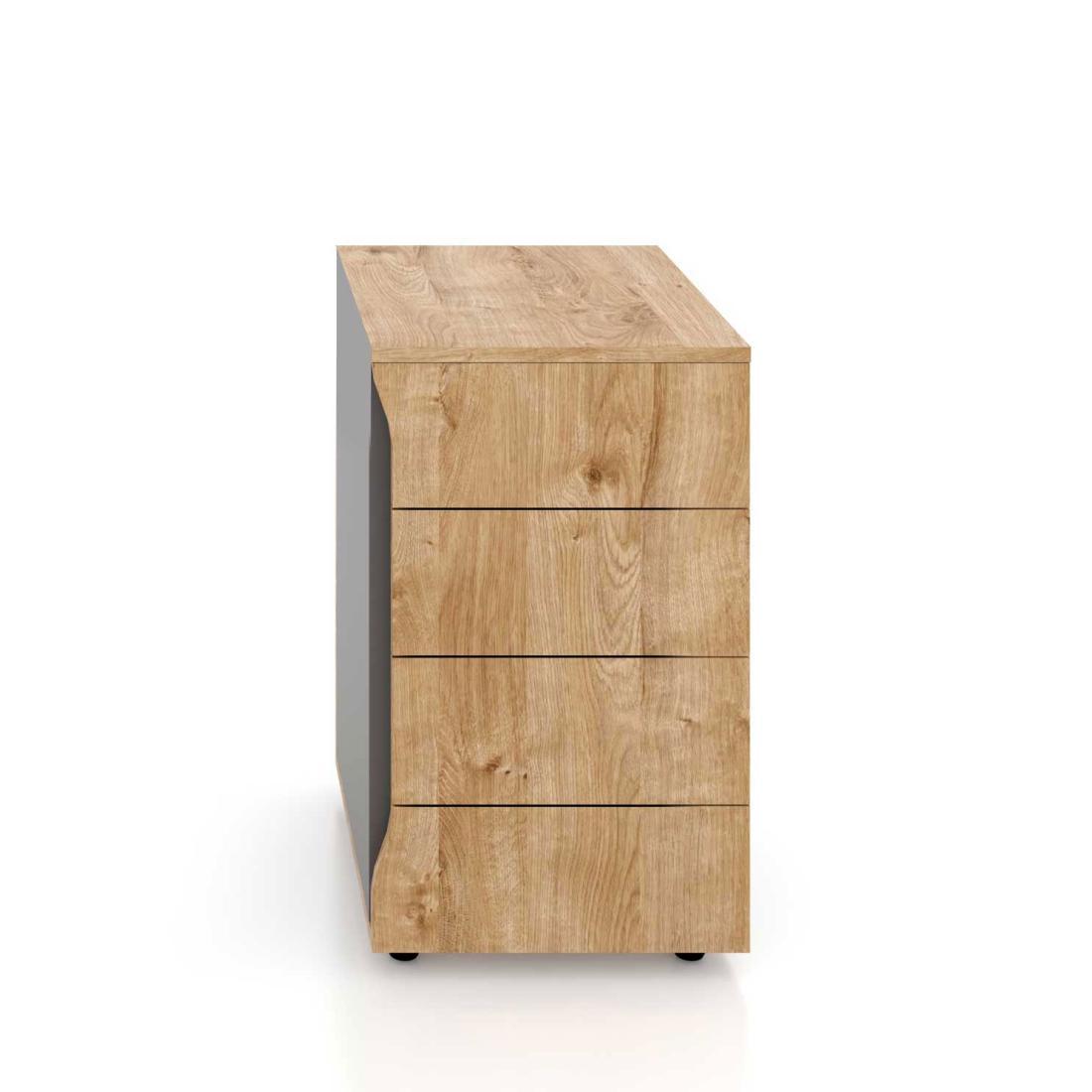 Тумба офісна на 4 ящика Co_d 35/717, фото 1