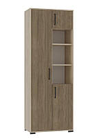 Шафа 3-х дверна з 2-ма відкритими полицями