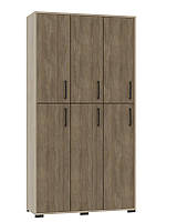 Шафа 6-ти дверна для одягу