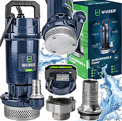 Дренажний насос для брудної та чистої води 400Вт 5100л/год Wuber (Польща)