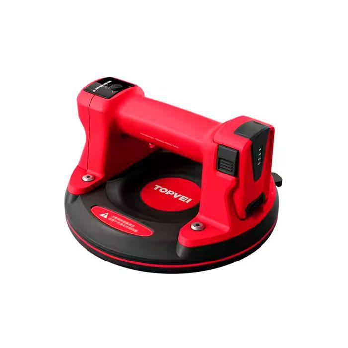 Вакуумна присоска TOPVEI 210мм 200кг навантаження з автопідкачкою в кейсі, зьемний акб (FA803), фото 1