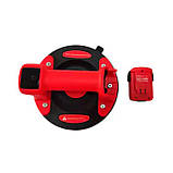 Вакуумна присоска TOPVEI 210мм 200кг навантаження з автопідкачкою в кейсі, зьемний акб (FA803), фото 5