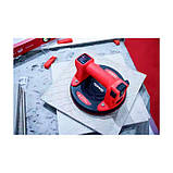 Вакуумна присоска TOPVEI 210мм 200кг навантаження з автопідкачкою в кейсі, зьемний акб (FA803), фото 6