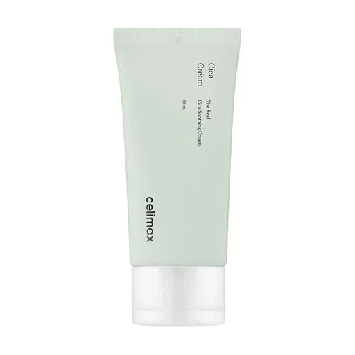 Заспокійливий крем для обличчя з центеллою та ніацинамідом Celimax The Real Cica Soothing Cream 50 ml