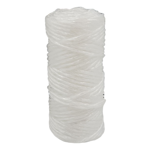 Шпагат поліпропіленовий для підв'язки рослин підв'язувальний 0,1кг білий Ділонг 100шт/уп.