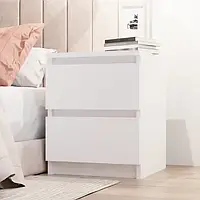 Тумбочка приліжкова/ Банкетка в спальню STL-MD 78 (Г30/Ш32/В41, БІЛА)