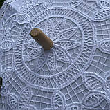 Парасолька для фотосесій | Біла ажурна парасолька від сонця, фото 5