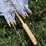 Парасолька для фотосесій | Біла ажурна парасолька від сонця, фото 8