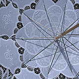 Парасолька для фотосесій | Біла ажурна парасолька від сонця, фото 4