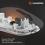 Миша бездротова GamePro Genesis Ranker White (GM012W), фото 7