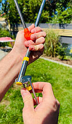 Універсальна телескопічна підставка Херабуна під махові вудки