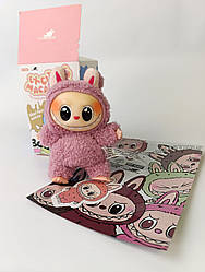 Іграшка фігурка-брелок Labubu (Лабубу) 17 см 7 кольорів на вибір Рожевий