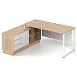 Стіл комп'ютерний тумбовий Promo Q17s Salita, фото 10