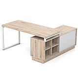 Стіл комп'ютерний тумбовий Promo Q7s, фото 2