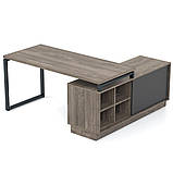 Стіл комп'ютерний тумбовий Promo Q7s, фото 3