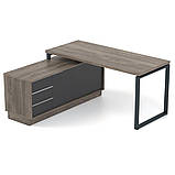 Стіл комп'ютерний тумбовий Promo Q7s, фото 5