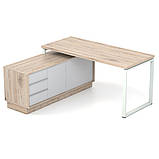 Стіл комп'ютерний тумбовий Promo Q7s, фото 6