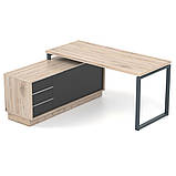 Стіл комп'ютерний тумбовий Promo Q7s, фото 7