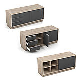 Стіл комп'ютерний тумбовий Promo Q7s, фото 10